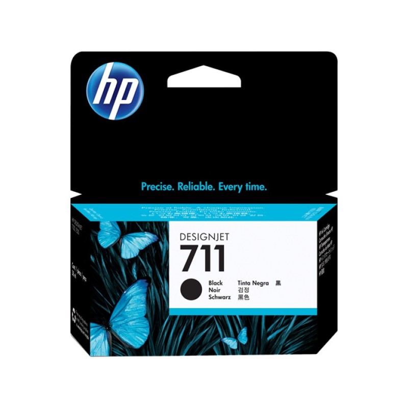 ORIGINAL HP Cartuccia d'inchiostro nero CZ129A 711 38ml ink cartridge, standard