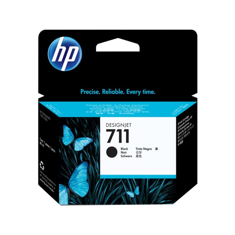 ORIGINAL HP Cartuccia d'inchiostro nero CZ133A 711 80ml Cartuccie d´inchiostro