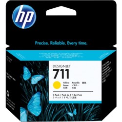 ORIGINAL HP Multipack giallo CZ136A 711 3-Pack 29 ml