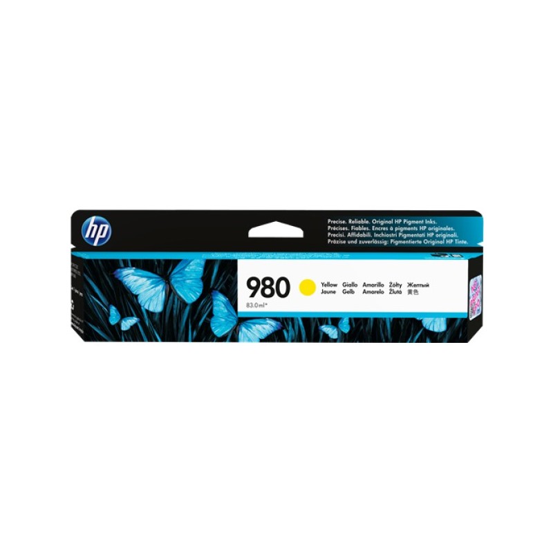 ORIGINAL HP Cartuccia d'inchiostro giallo D8J09A 980 ~6600 Seiten 83ml