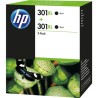 ORIGINAL HP Value Pack nero D8J45AE MCVP 301 XL
