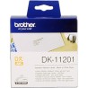 ORIGINAL Brother Etichette Nero su bianco DK-11201 etichette in carta per indirizzi, 29x90 mm bianco 400 et./ruolo