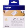 ORIGINAL Brother Etichette Nero su bianco DK-11202 etichette di spedizione, 62x100mm bianco 300 et./ruolo