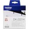 ORIGINAL Brother Etichette Nero su bianco DK-22214 etichetta a lunghezza continua, 12 mm bianco 30,48 m