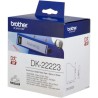 ORIGINAL Brother Etichette Nero su bianco DK-22223 etichetta a lunghezza continua, 50mm x 30, 48m bianca