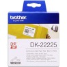 ORIGINAL Brother Etichette Nero su bianco DK-22225 etichetta a lunghezza continua, 38mm x 30,48m