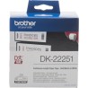 ORIGINAL Brother Etichette nero / Blu / Bianco DK-22251