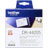 ORIGINAL Brother Etichette Bianco DK-44205