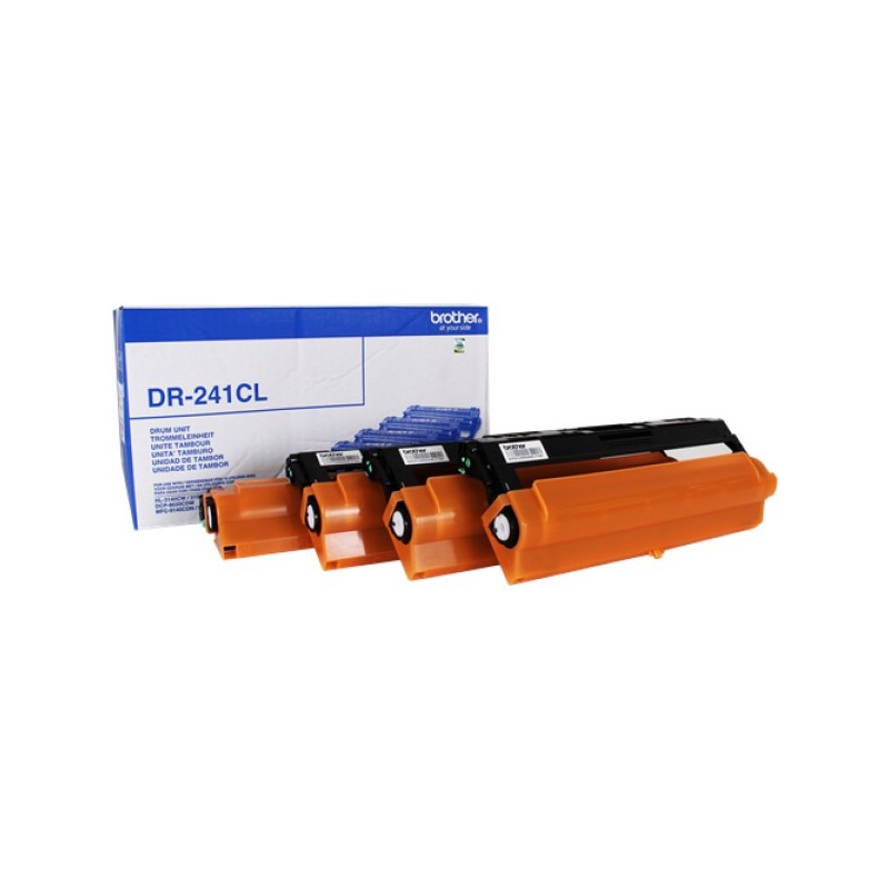 ORIGINAL Brother Tamburo nero / ciano / magenta / giallo DR-241CL ~15000 Seiten Kit tamburo, bk/c/m/y