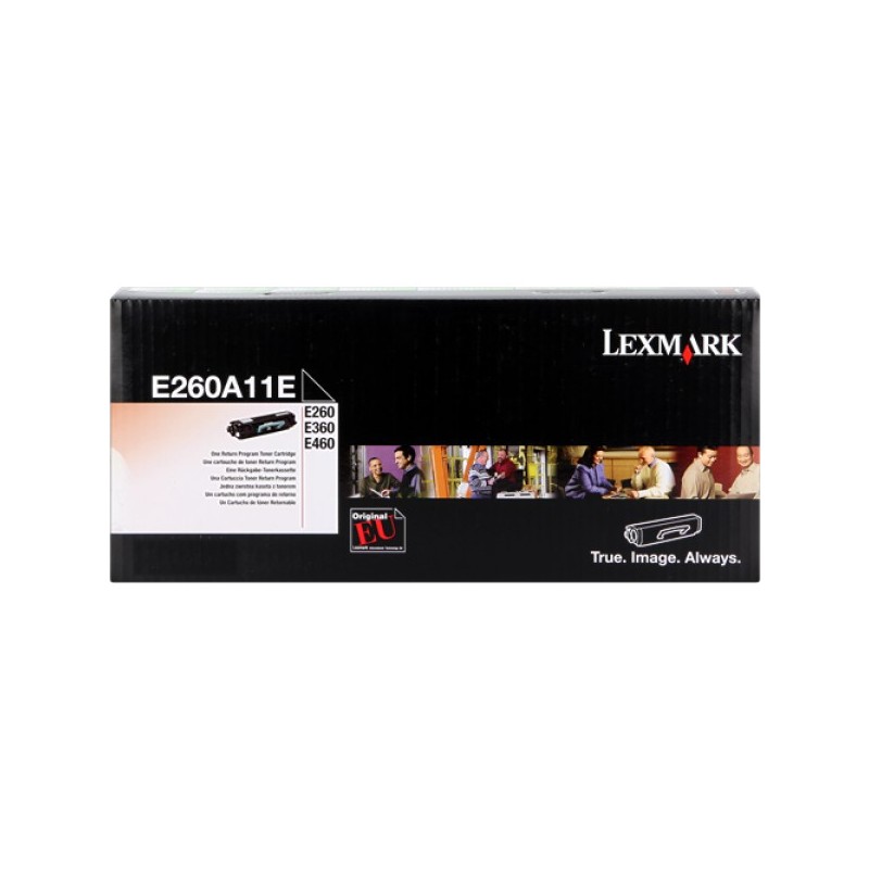 ORIGINAL Lexmark toner nero E260A11E E260/360/460/462 ~3500 Seiten