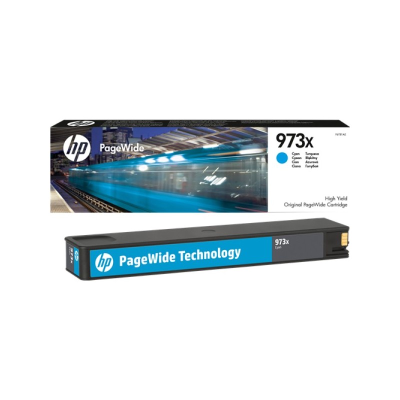 ORIGINAL HP Cartuccia d'inchiostro ciano F6T81AE 973X ~7000 Seiten