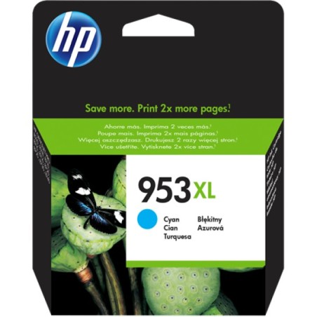 ORIGINAL HP Cartuccia d'inchiostro ciano F6U16AE 953 XL ~1450 Seiten