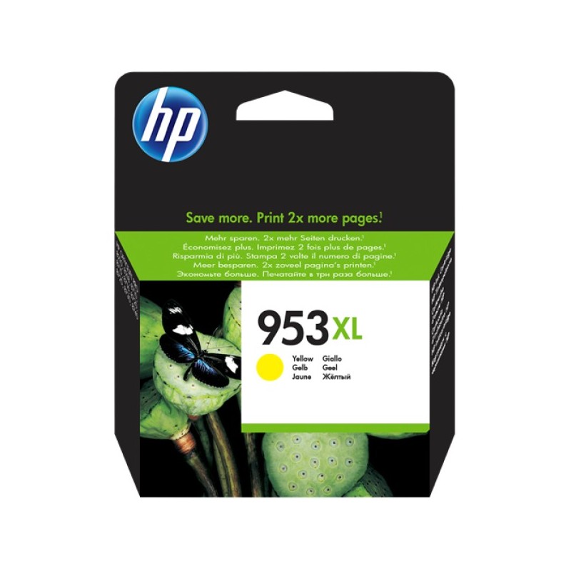 ORIGINAL HP Cartuccia d'inchiostro giallo F6U18AE 953 XL ~1450 Seiten