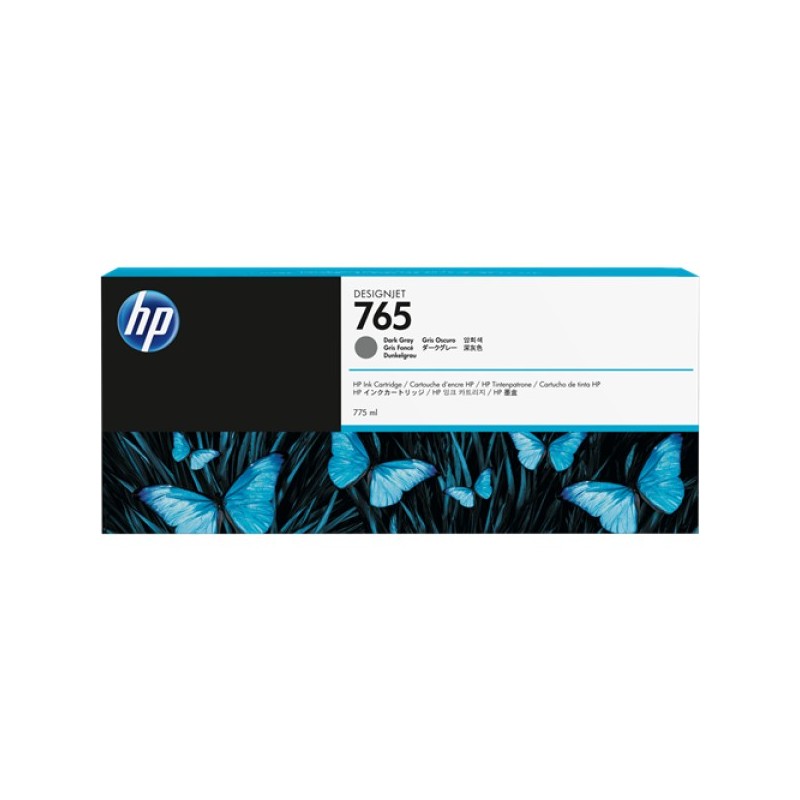 ORIGINAL HP Cartuccia d'inchiostro Grigio F9J54A 765 775ml