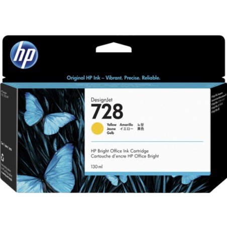ORIGINAL HP Cartuccia d'inchiostro giallo F9J65A 728 130ml