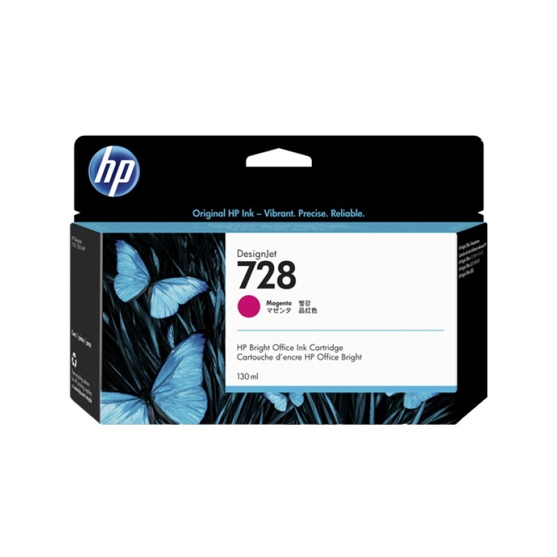 ORIGINAL HP Cartuccia d'inchiostro magenta F9J66A 728 130ml