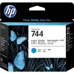 ORIGINAL HP Testina per stampa Nero (Foto) / ciano F9J86A 744