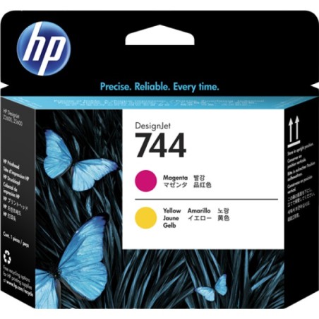 ORIGINAL HP Testina per stampa magenta / giallo F9J87A 744