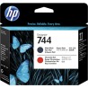 ORIGINAL HP Testina per stampa Nero (opaco) / Rosso F9J88A 744