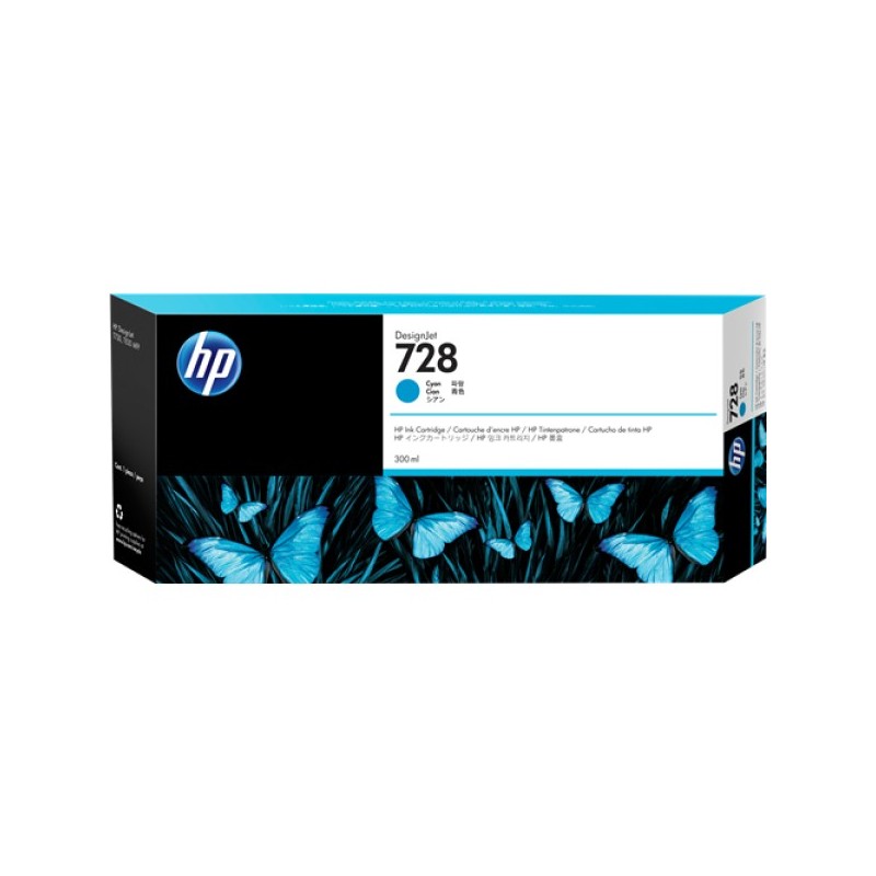 ORIGINAL HP Cartuccia d'inchiostro ciano F9K17A 728 300ml