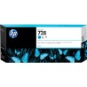 ORIGINAL HP Cartuccia d'inchiostro ciano F9K17A 728 300ml