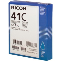 ORIGINAL Ricoh cartuccia gelo ciano GC41CHC 405762 ~2200 Seiten