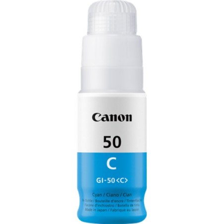 ORIGINAL Canon Cartuccia d'inchiostro ciano GI-50c 3403C001 ~7700 Seiten 70ml