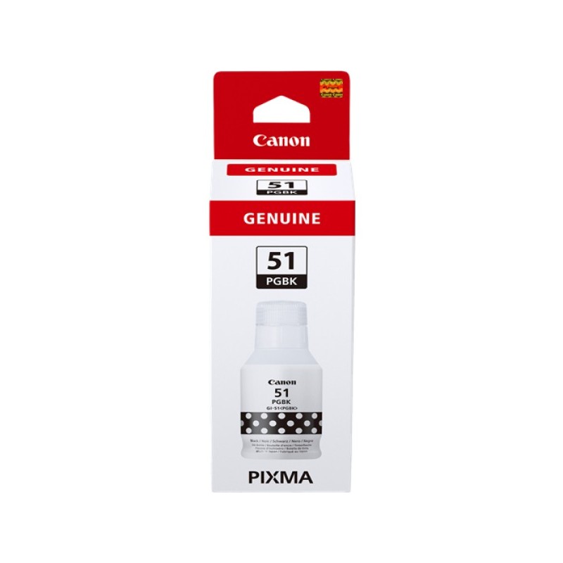 ORIGINAL Canon Cartuccia d'inchiostro nero GI-51PGBK 4529C001 ~6000 Seiten 135ml