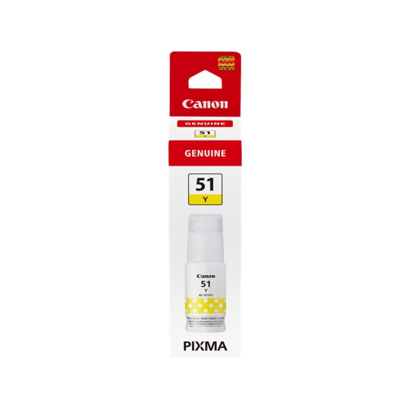 ORIGINAL Canon Cartuccia d'inchiostro giallo GI-51Y 4548C001 ~7000 Seiten 70ml