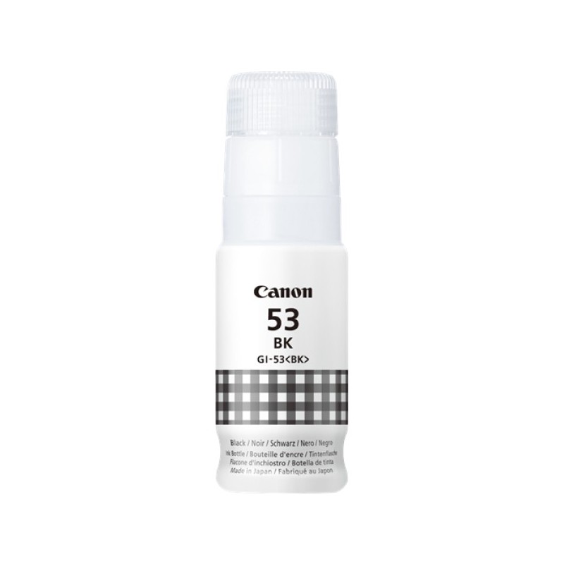 ORIGINAL Canon Cartuccia d'inchiostro nero GI-53bk 4699C001 ~3700 Seiten 60ml Serbatoio d'inchiostro GI-53BK Nero