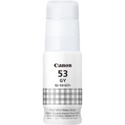 ORIGINAL Canon Cartuccia d'inchiostro Grigio GI-53gy 4708C001 ~8000 Seiten 60ml Flacone d'inchiostro grigio GI-53GY