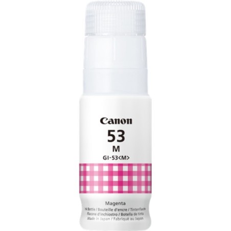 ORIGINAL Canon Cartuccia d'inchiostro magenta GI-53m 4681C001 ~8000 Seiten 60ml Serbatoio d'inchiostro GI-53M Magenta