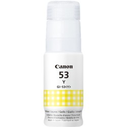 ORIGINAL Canon Cartuccia d'inchiostro giallo GI-53y 4690C001 ~8000 Seiten 60ml Serbatoio d'inchiostro GI-53Y Giallo