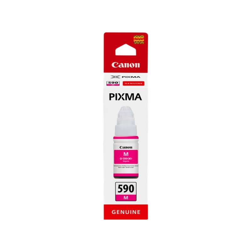 ORIGINAL Canon Cartuccia d'inchiostro magenta GI-590m 1605C001 ~7000 Seiten 70ml vasoio per l' inchiostro
