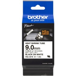 ORIGINAL Brother Nastro nerosuBianco HSe-221E