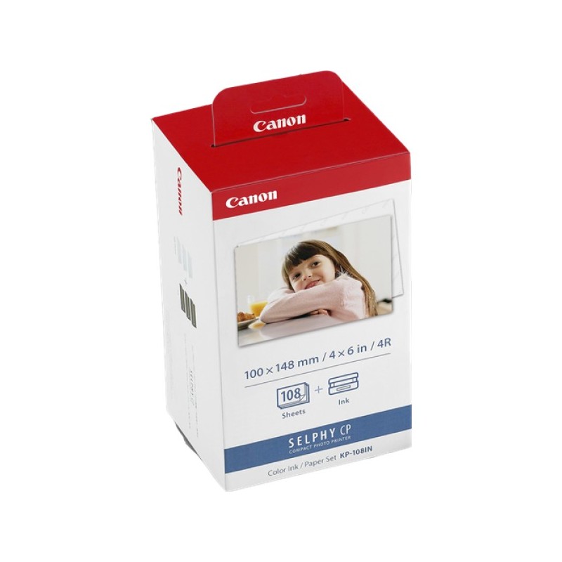 ORIGINAL Canon Value Pack differenti colori KP-108IN 3115B001 100 x 148 mm, 108 fogli, 3 cartucce colorate