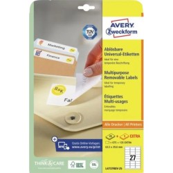 ORIGINAL AVERY Zweckform Etichette L4737REV-25 Ablösbare Etiketten