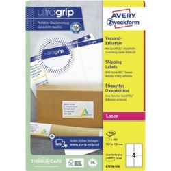 ORIGINAL AVERY Zweckform Etichette Bianco L7169-100 Versandetiketten Etichette BlockOut per spedizioni, Laser/Inkjet/Laser a col