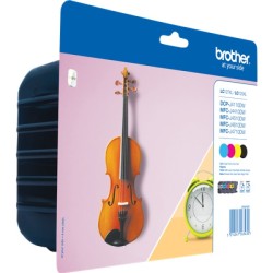 ORIGINAL Brother Multipack nero / ciano / magenta / giallo LC-127XL+LC-125XL LC127XLVALBPDR 4 cartucce d'inchiostro: BK+C+M+Y