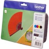 ORIGINAL Brother Multipack nero / ciano / magenta / giallo LC-129XL+LC-125XL LC129XLVALBPDR 4 cartucce d'inchiostro: BK+C+M+Y