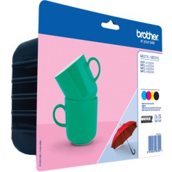 ORIGINAL Brother Multipack nero / ciano / magenta / giallo LC-227XL+LC-225XL LC227XLVALBPDR 1x LC227XLBK + 1x LC225XLC+ 1x LC225