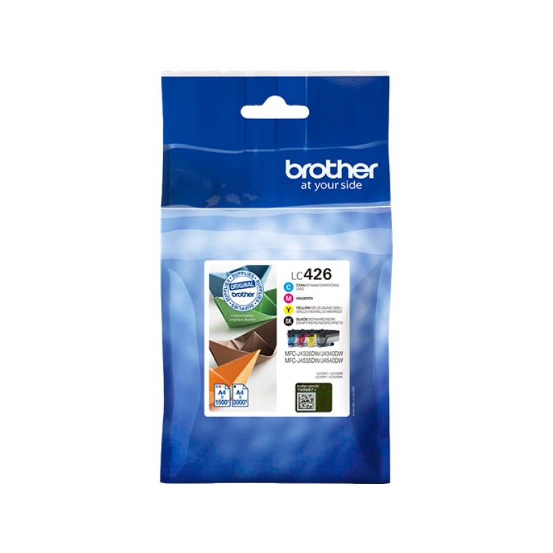 ORIGINAL Brother Multipack nero / ciano / magenta / giallo LC-426 LC426VAL ~7500 Seiten