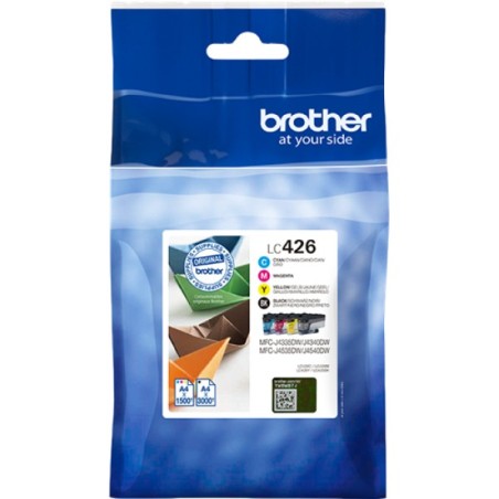 ORIGINAL Brother Multipack nero / ciano / magenta / giallo LC-426 LC426VAL ~7500 Seiten