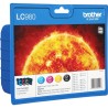 ORIGINAL Brother Multipack nero / ciano / magenta / giallo LC-980 LC980VALBPDR LC-980 BK/C/M/Y