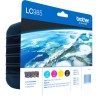ORIGINAL Brother Multipack nero / ciano / magenta / giallo LC-985 LC985VALBPDR 4 cartucce d'inchiostro LC-985: Bk+C+M+Y
