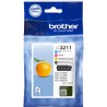 ORIGINAL Brother Multipack nero / ciano / magenta / giallo LC-3211 LC3211VALDR