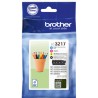ORIGINAL Brother Multipack nero / ciano / magenta / giallo LC-3217 LC3217VALDR