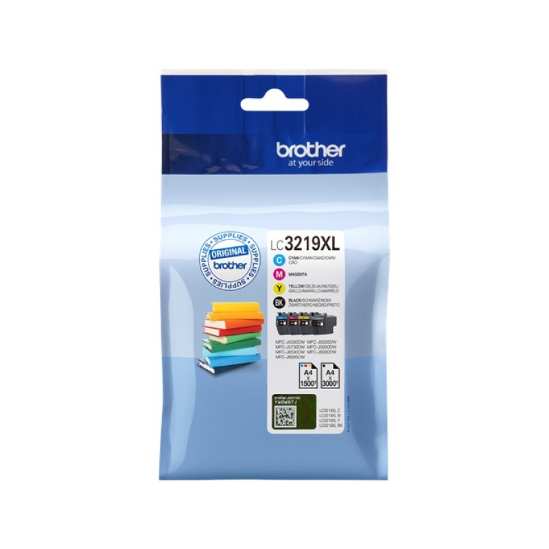 ORIGINAL Brother Multipack nero / ciano / magenta / giallo LC-3219XL LC3219XLVALDR