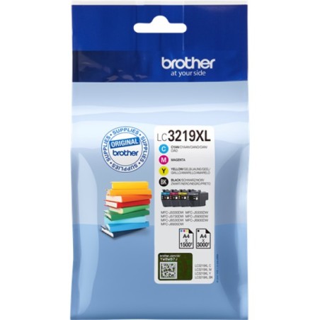 ORIGINAL Brother Multipack nero / ciano / magenta / giallo LC-3219XL LC3219XLVALDR