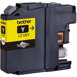 ORIGINAL Brother Cartuccia d'inchiostro giallo LC12EY LC-12E ~1200 Seiten